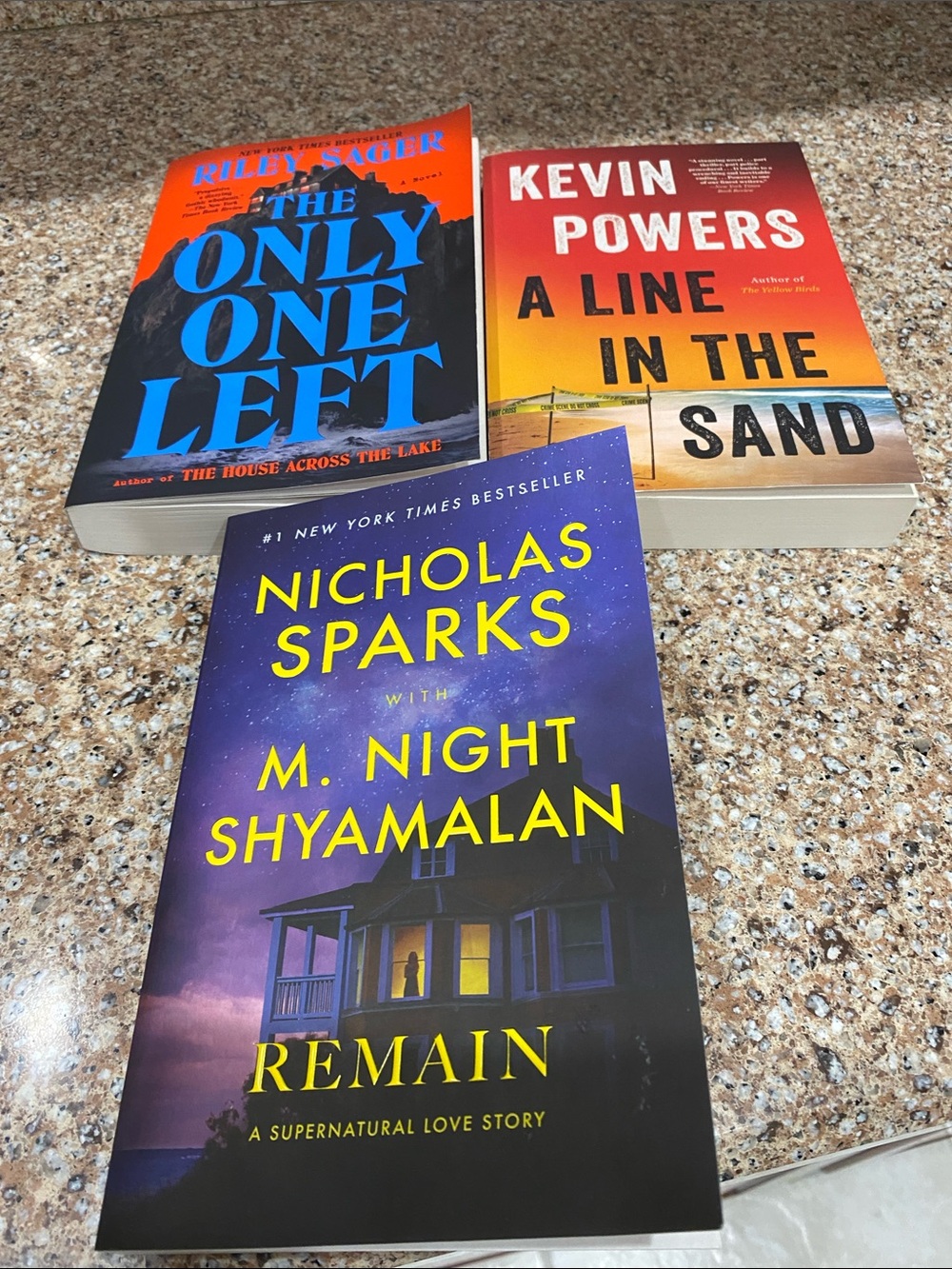 Nicholas Sparks & M. Night Shyamalan — Remain (Purple/Yellow Cover) All 3 !